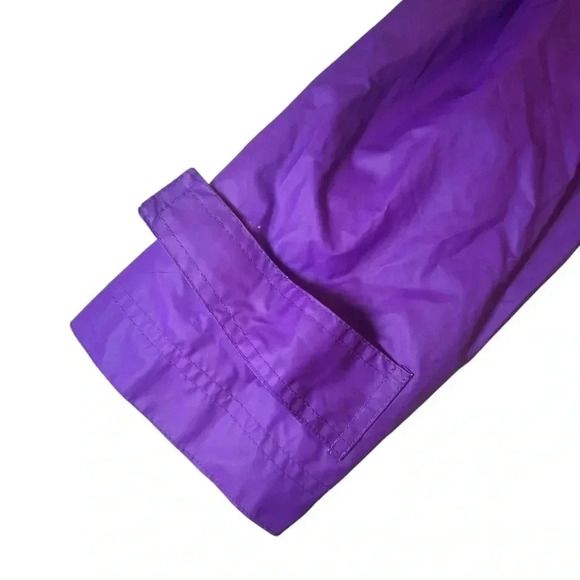 JMU Vintage Purple Full Zip Rain Jacket James Madison University Football Coat - Picture 8 of 15